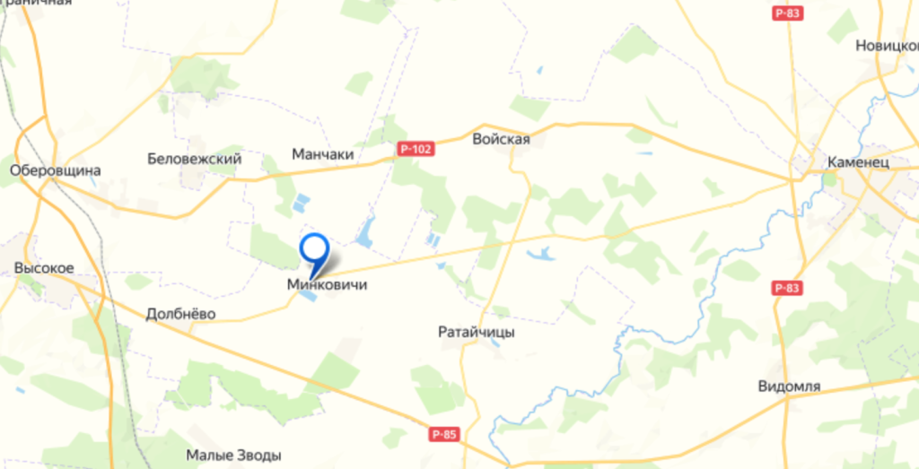 Monosnap одноквартирный одноэтажный пустующий жилой дом дер. Минковичи, ул. Горького, д. 16, Каменецкого р-на, Брестской области 2025-03-21 15-09-.png